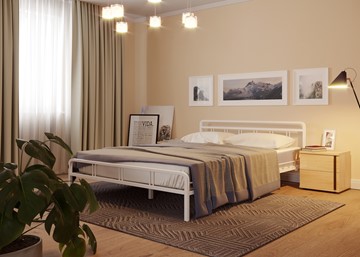 Двуспальная кровать Леон, 1600, белый в Астрахани - предосмотр