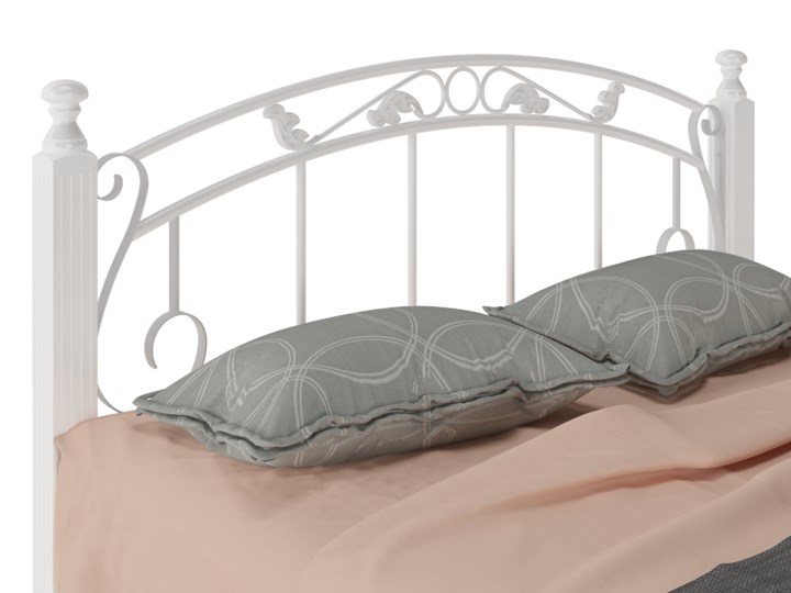 Кровать двуспальная Гарда 5, 160х200, белая в Астрахани - изображение 1