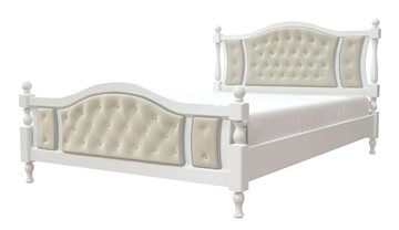 Полутороспальная кровать Жасмин (Белый античный) 140х200 в Астрахани