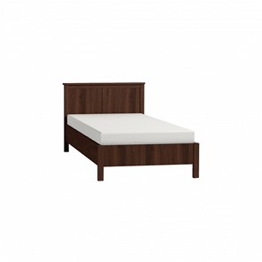 Кровать полутороспальная Sherlock 44 + 4.1 Основание с гибкими ламелями металл 1200, Орех шоколадный в Астрахани