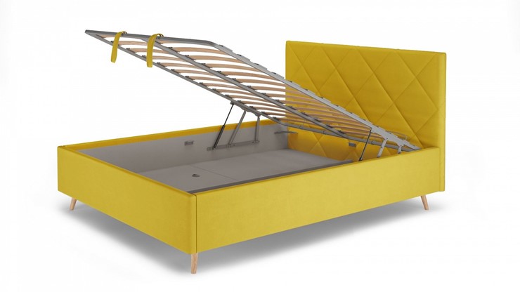 Кровать полутороспальная Kim 1400х1900 с подъёмным механизмом в Астрахани - изображение 4