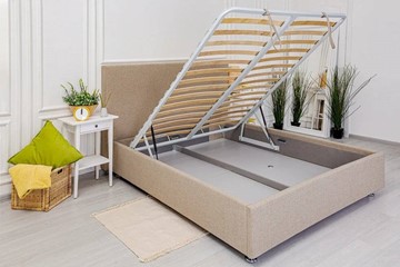 Полутороспальная кровать Кристалл 1 1400х1900 с подъёмным механизмом в Астрахани - предосмотр 3