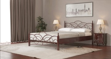Спальная кровать Марго 140*190 с основанием в Астрахани