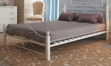 Спальная кровать Фортуна 1, 1600, белый/белый в Астрахани