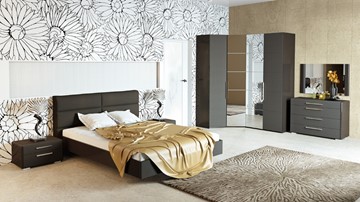 Модульная спальня Наоми №1, цвет Фон серый, Джут в Астрахани