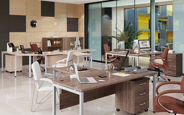 Мебель для персонала Xten S 1 - один стол с приставным брифингом в Астрахани - предосмотр