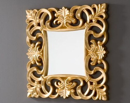 Зеркало навесное PU021 золото в Астрахани - изображение 1