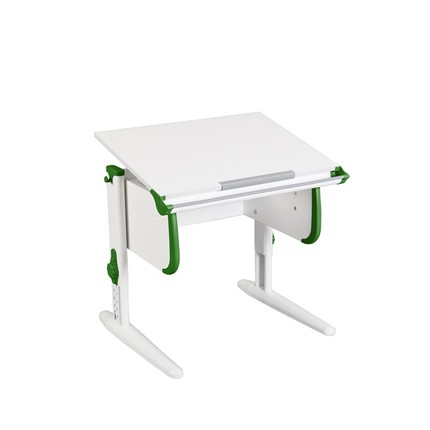 Детский стол-трансформер 1/75 (СУТ.24) белый/белый/Зеленый в Астрахани - изображение