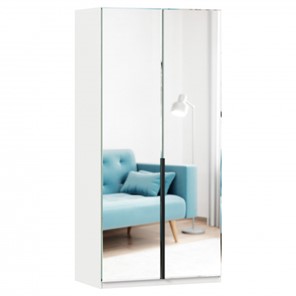 Шкаф 2х-дверный Норд ЛД 677.070.000.009 с двумя зеркалами, Белый в Астрахани