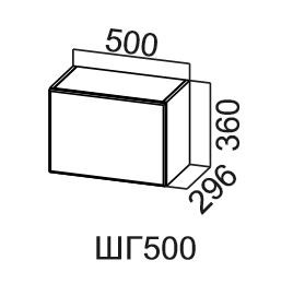 Навесной шкаф Модус, ШГ500/360, галифакс в Астрахани
