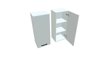 Кухонный шкаф В9 40, Белое гладкое Ламарти/Белый в Астрахани