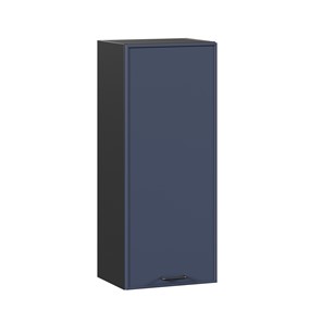 Кухонный навесной шкаф высокий 400 Индиго ЛД 298.420.000.151, Чёрный/Тёмно-синий в Астрахани