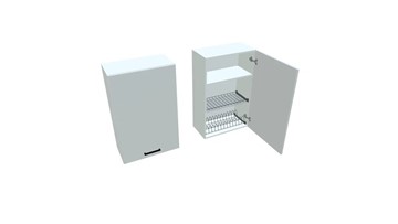 Кухонный шкаф ВС9 60, Белое гладкое Ламарти/Белый в Астрахани