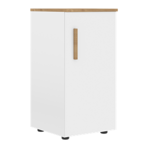 Низкий шкаф колонна с правой дверью FORTA Белый-Дуб Гамильтон FLC 40.1 (R) (399х404х801) в Астрахани