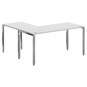 Письменный угловой  стол для персонала правый XTEN GLOSS  Белый XGCT 1615.1 (R) (1600х1500х750) в Астрахани