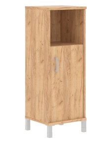 Шкаф для офиса Born В 421.2 R правый колонка средняя с глухой малой дверью 475х450х1286 мм, Дуб Бофорд в Астрахани