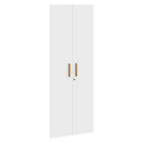 Двери для шкафов высокие с замком FORTA Белый FHD 40-2(Z)  (794х18х1932) в Астрахани