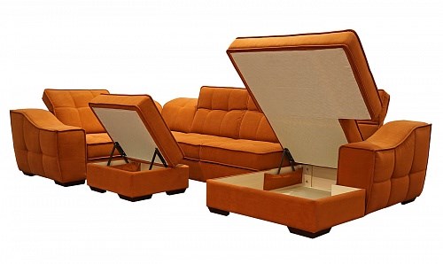 Угловой диван N-11-M (П1+ПС+УС+Д2+Д5+П1) в Астрахани - изображение 2
