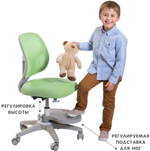 Кресло детское Holto-22 зеленое в Астрахани - предосмотр 2