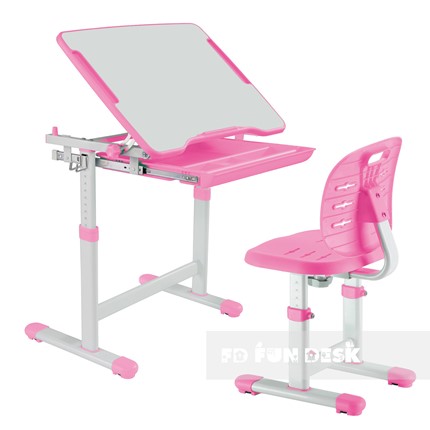 Растущая парта + стул Piccolino III Pink в Астрахани - изображение