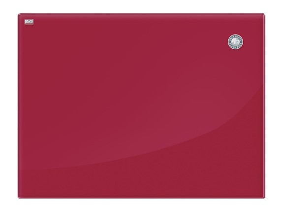 Доска магнитно-маркерная стеклянная 2х3 OFFICE TSZ86 R, 60x80 см, красная в Астрахани - изображение