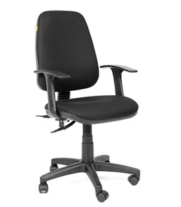 Компьютерное кресло CHAIRMAN 661 Ткань стандарт 15-21 черная в Астрахани - предосмотр