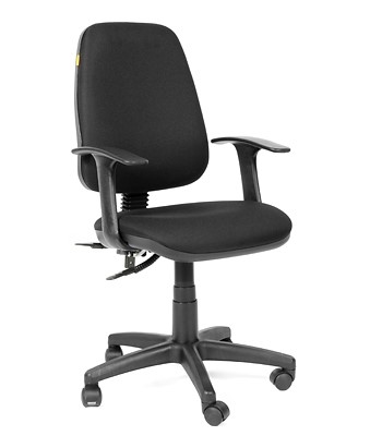 Компьютерное кресло CHAIRMAN 661 Ткань стандарт 15-21 черная в Астрахани - изображение