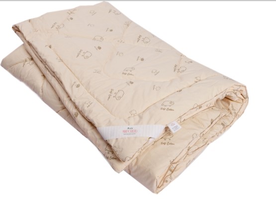 Стеганое одеяло ОВЕЧЬЯ ШЕРСТЬ в упаковке п-э вакуум в Астрахани - изображение